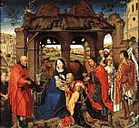 Rogier Van Der Weyden Canvas Paintings - Adoration of the Magi